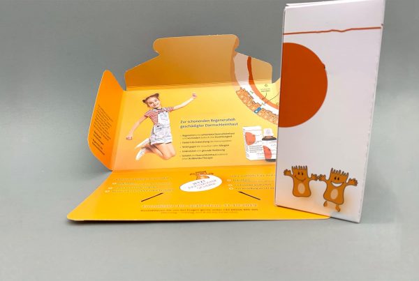 Springobjekt in Kreuzverpackung