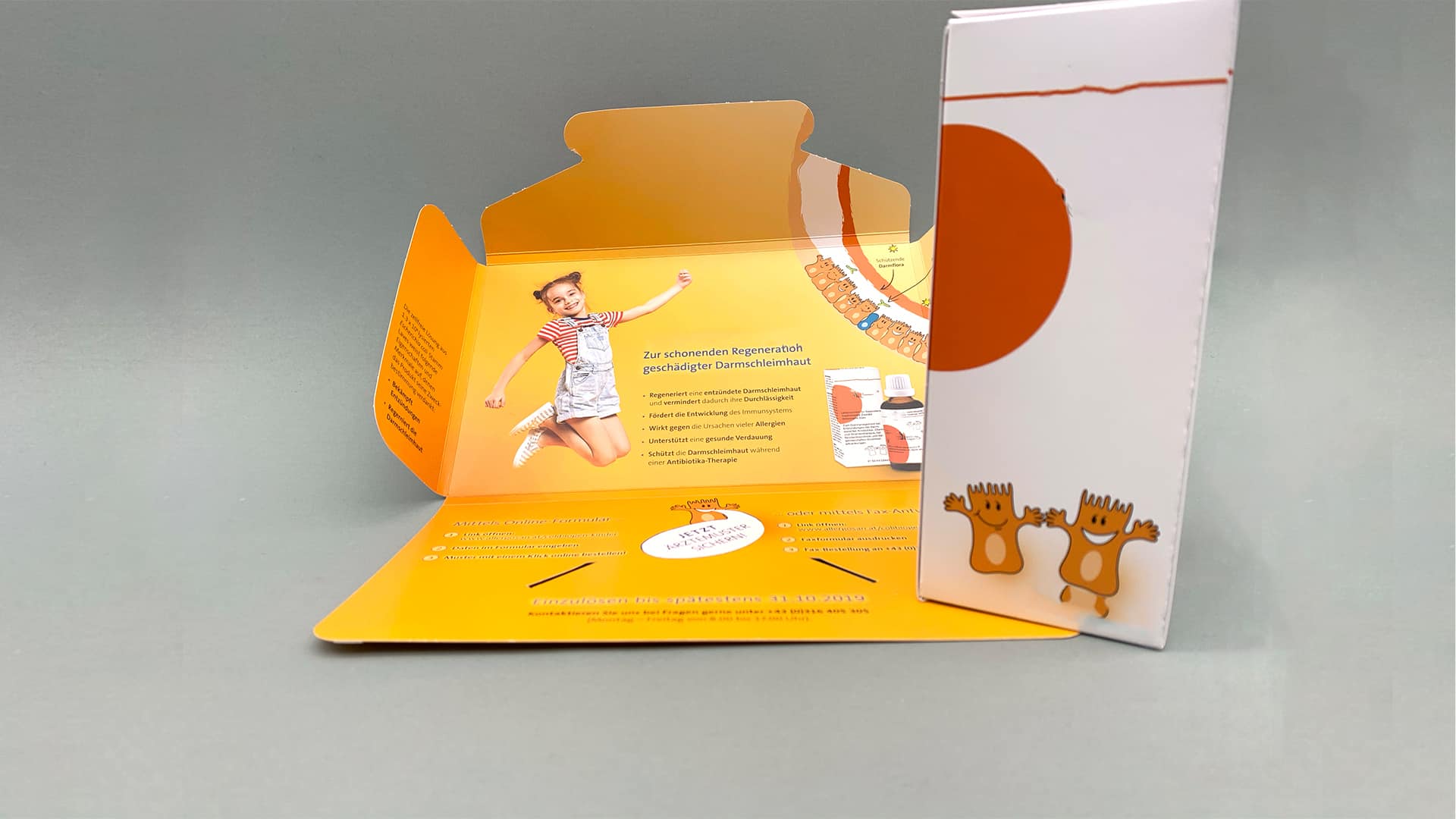 Springobjekt in Kreuzverpackung